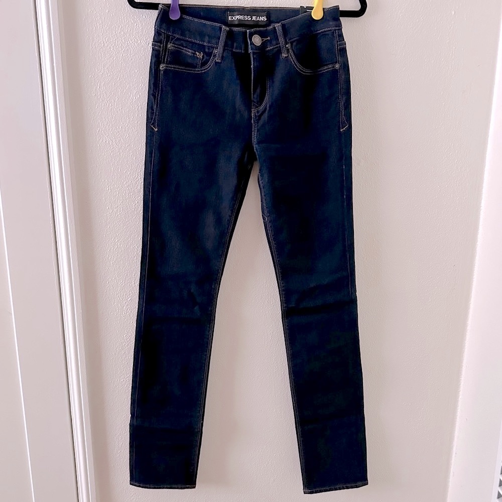 Express Denim - Mia Skinny Mid Rise - Size 2R